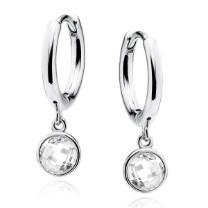 Cercei rotunzi argint Ø14mm cu pietre DiAmanti Z2202DER_W-DIA (Argint 925‰ 2,4 g.) Cercei rotunzi argint Ø14mm cu pietre DiAmanti Z2202DER_W-DIA (Argint 925‰ 2,4 g.)